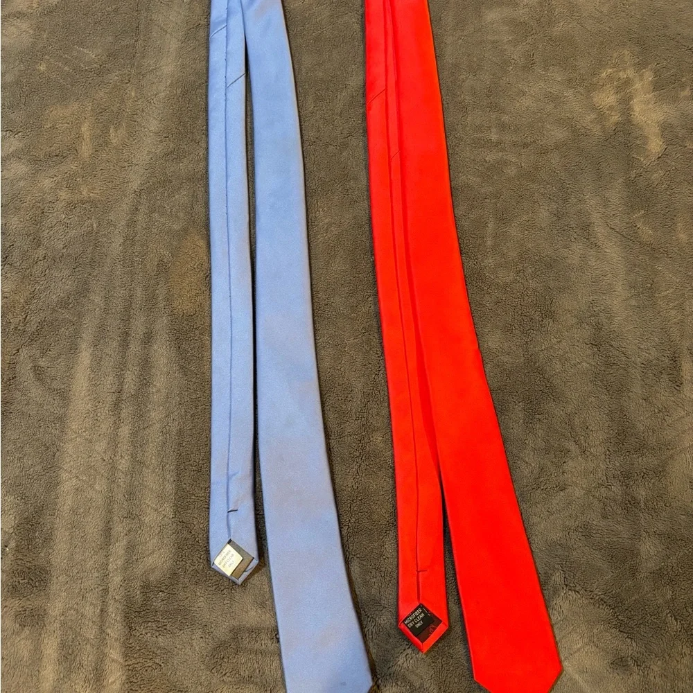 Kids' Red and Blue Ties Set